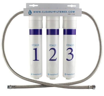 Clearly Filtered 3 Stage Under the Sink Filter System Clearly Filtered 3-Stage Under the Sink System